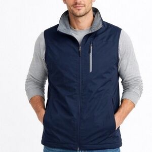 Izod Men's Reversible Zip Up Vest